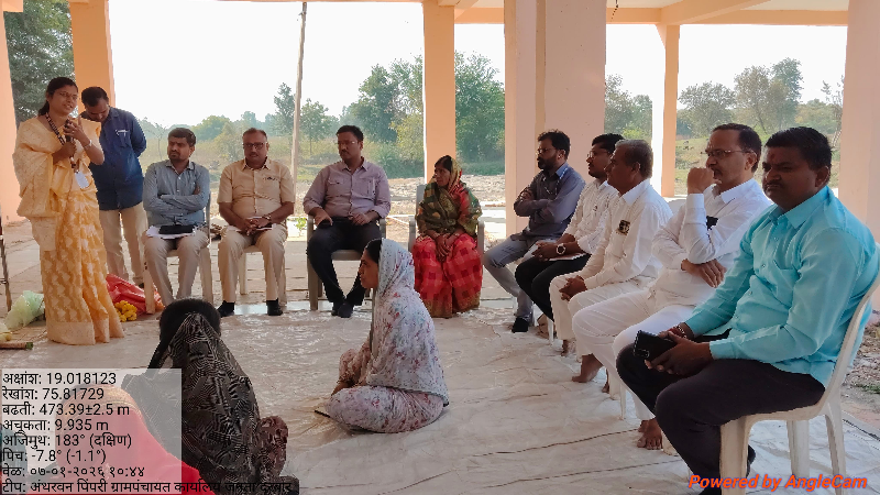 DY CEO साहेबांची ग्रामपंचायत भेट